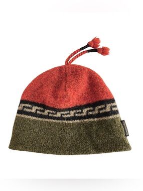 Vintage Abercrombie 100% Wool Beanie Hat – Made in Korea (1990s)